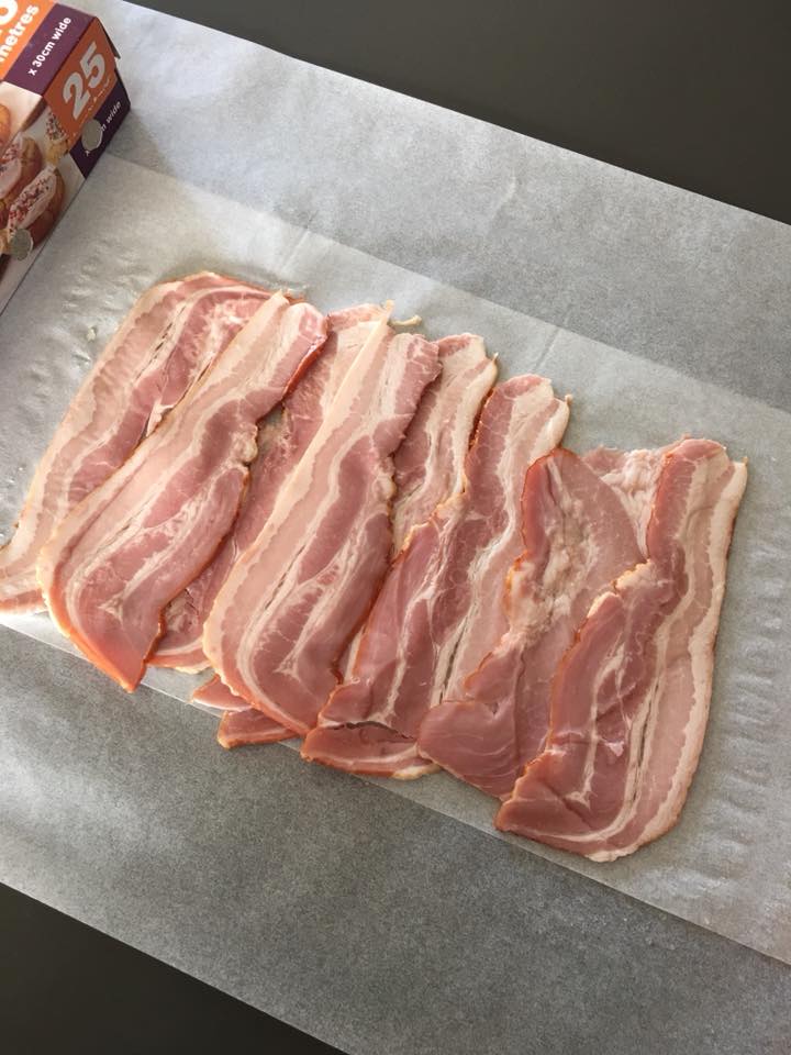 Bacon Wrapped Chicken Roulade