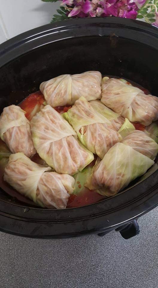 Slow Cooker Stuffed Cabbage Rolls Recipe