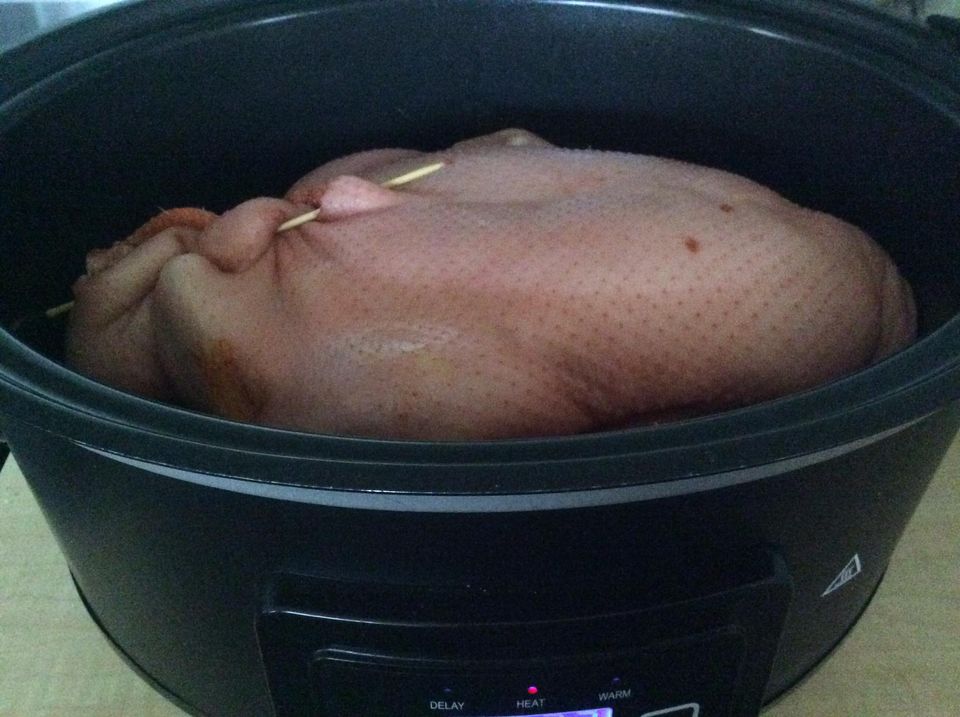 Roast Duck in slow cooker