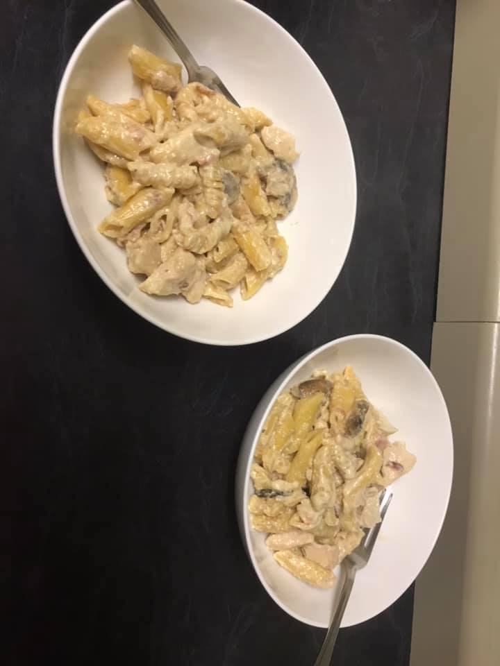 Chicken Carbonara Pasta