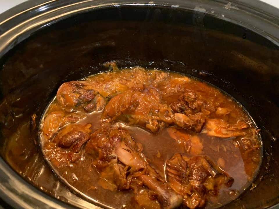 Apricot Chicken in the Slow Cooker