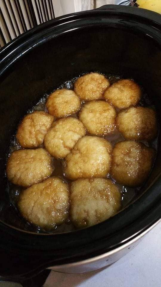 Slow Cooked Golden Syrup Dumplings
