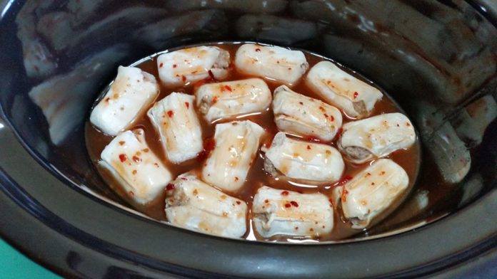 Slow Cooker Sweet Chilli Dim Sim