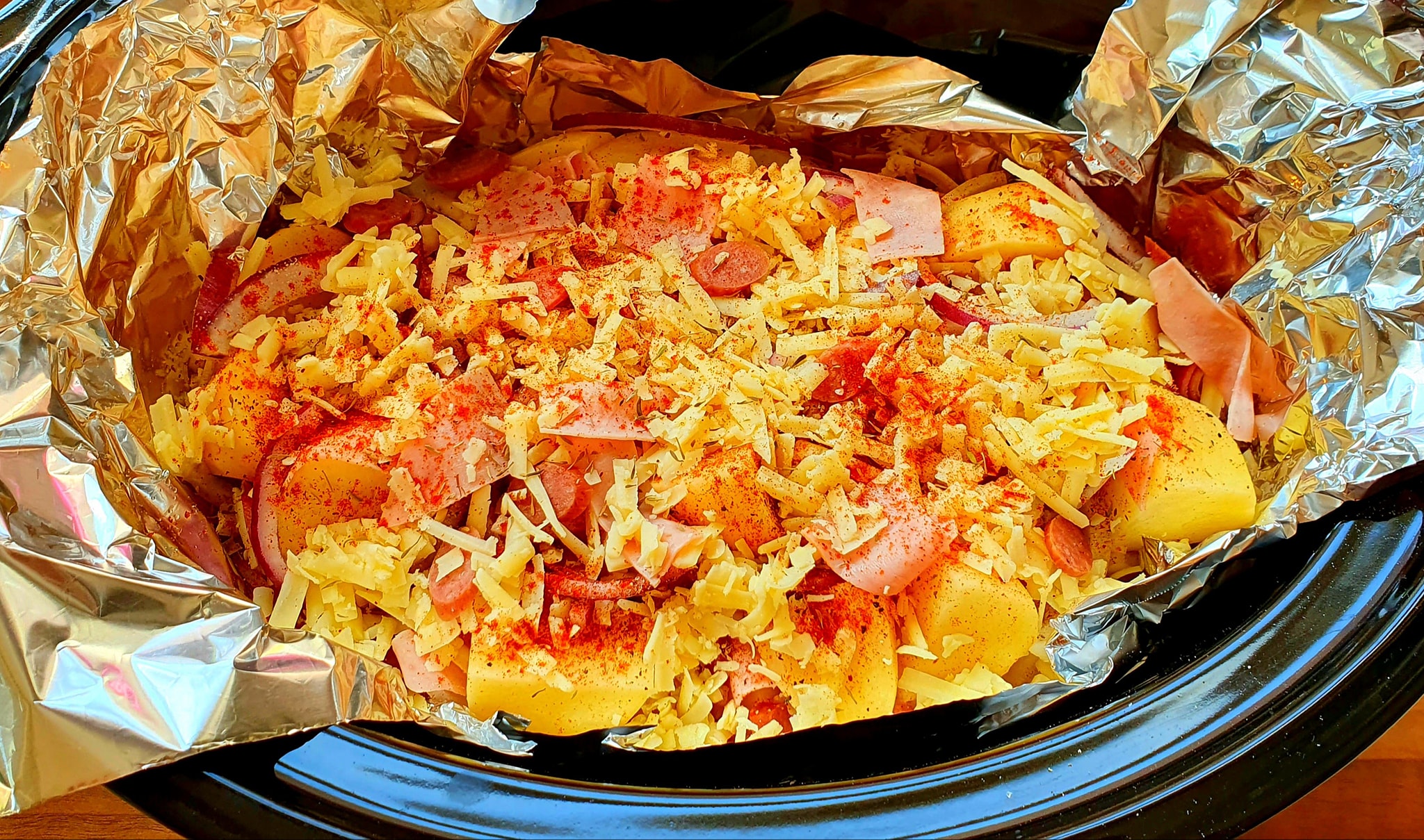 Slow Cooker Loaded Potatoes Recipe Ingredients:800 Gram