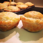Steak & cheese pies And Bacon pineapple and cheese scrolls Recipes