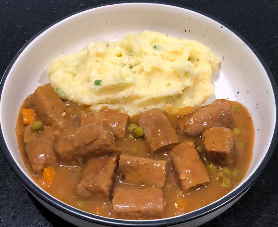 Sausages Casserole With Cabbage Mash