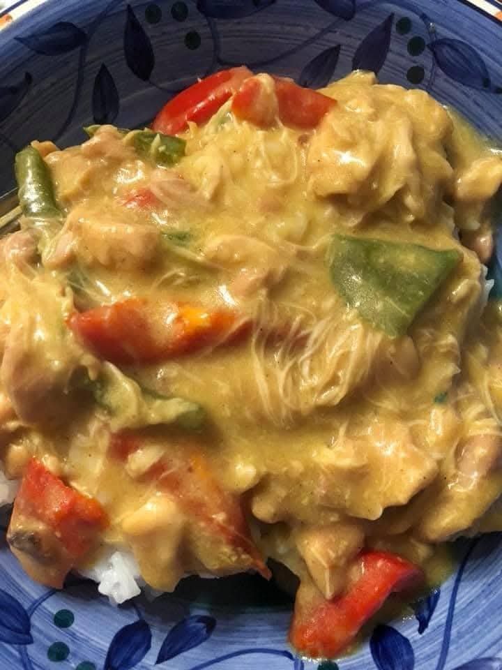 Easy Creamy Chicken Curry Slow Cooker