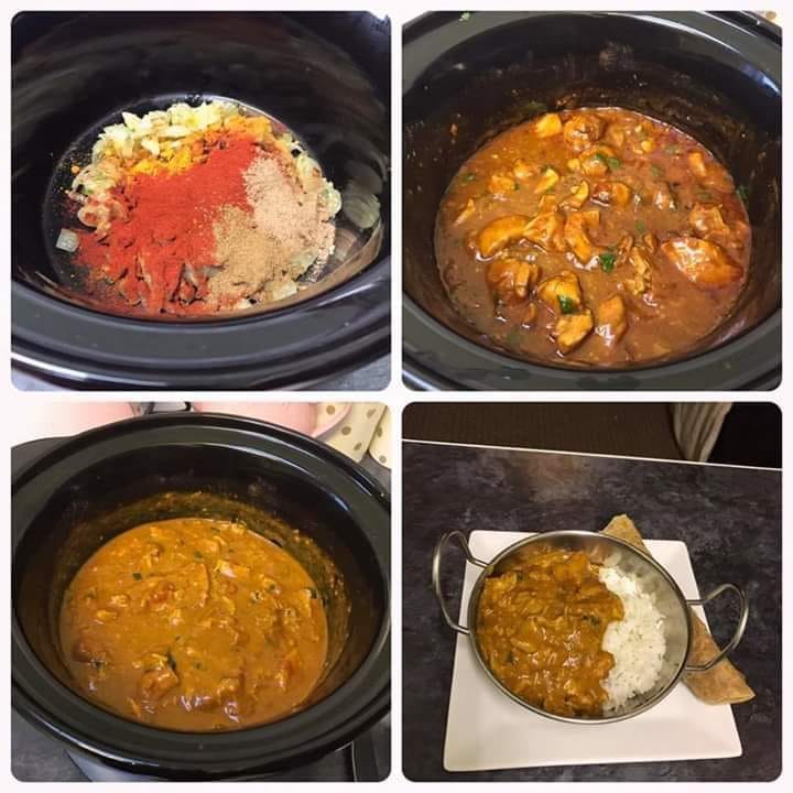 Homemade chicken tikka masala