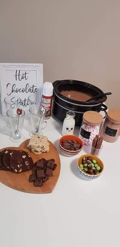 Hot chocolate station