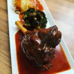 Lamb Shanks With Creamy Potato & Roasted Broccoli