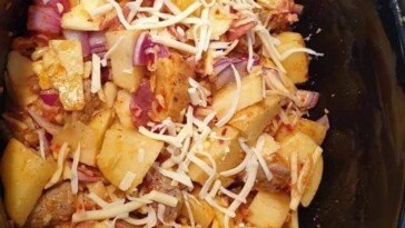 Loaded Potatoes In The Slow Cooker