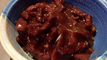 Mongolian Beef in the slow cooker