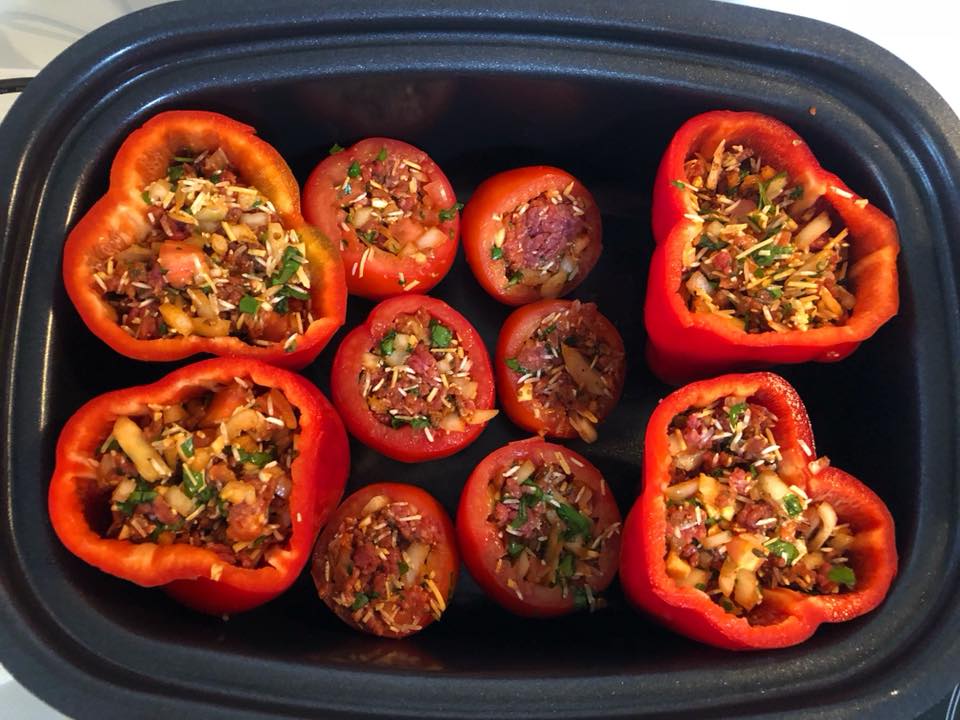 Stuffed Tomatoes And Capsicums