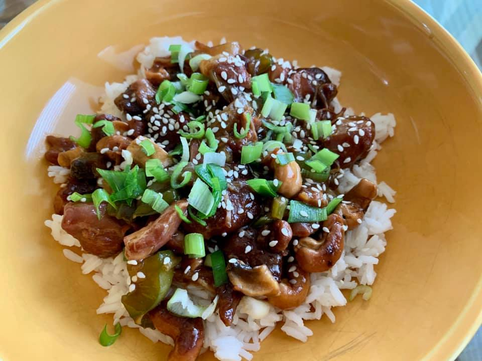 Cashew Chicken Slow Cooker Style