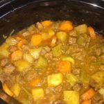 Mild Beef curry casserole