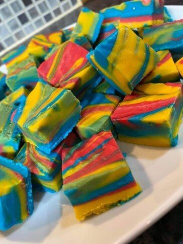 rainbow fudge