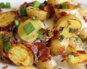BACON CHEESE POTATOES (SLOW COOKER) RECIPE