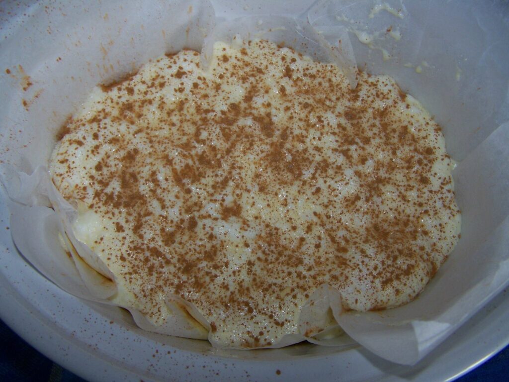 Cinnamon Custard Cake