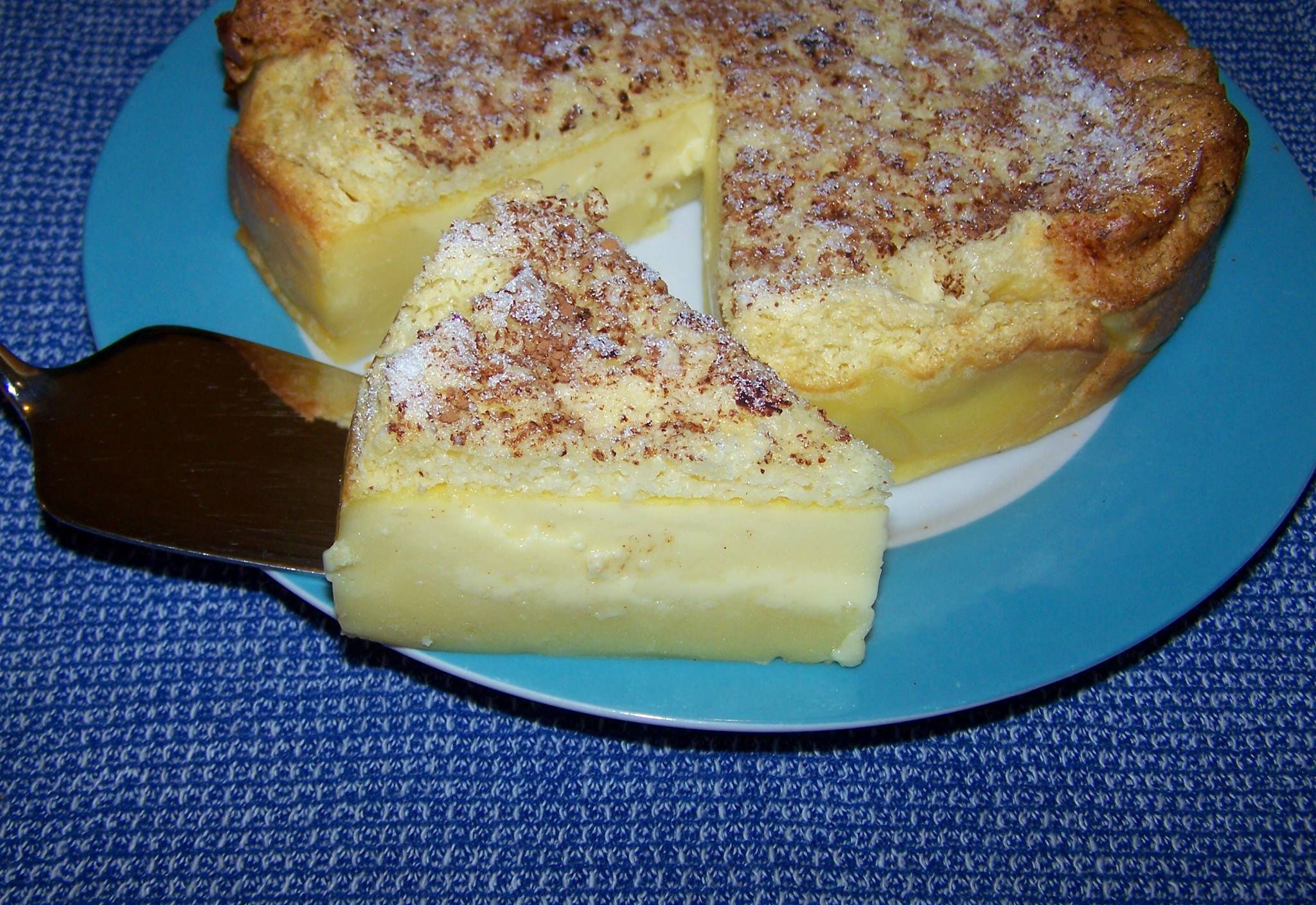 Cinnamon Custard Cake