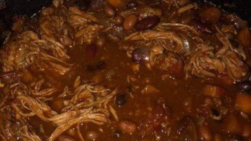 Pulled beef brisket chilli