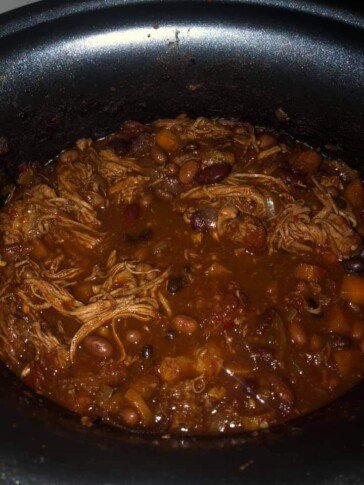 Pulled beef brisket chilli