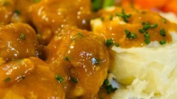 Apricot Chicken Meatballs
