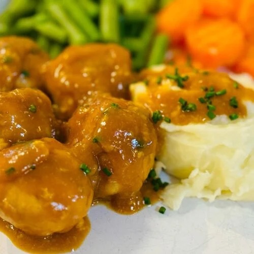 Apricot Chicken Meatballs