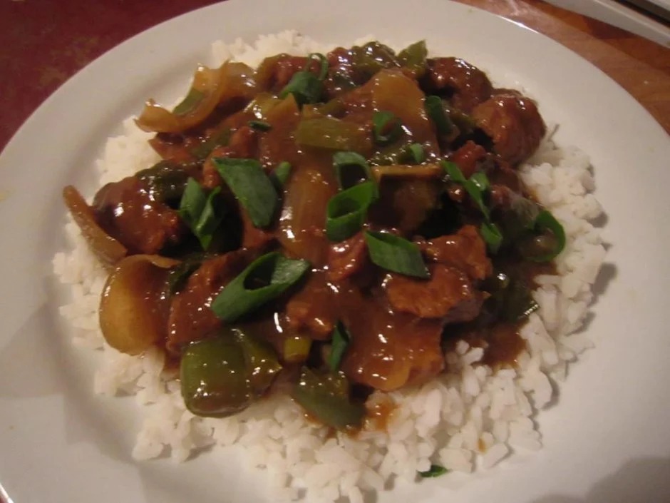 Beef in Black Bean Sauce