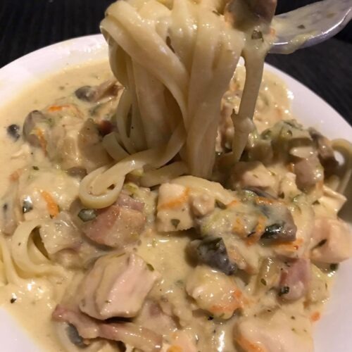 Camembert Chicken Pasta