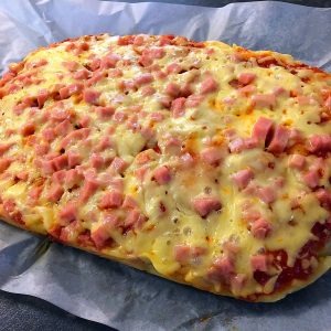 Cheesy Bacon and Relish Focaccia