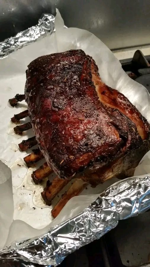 Lamb Rack Rosemary Soy, Garlic