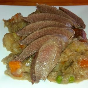 Slow Cooked Duck and Vege