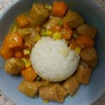 curried sausages