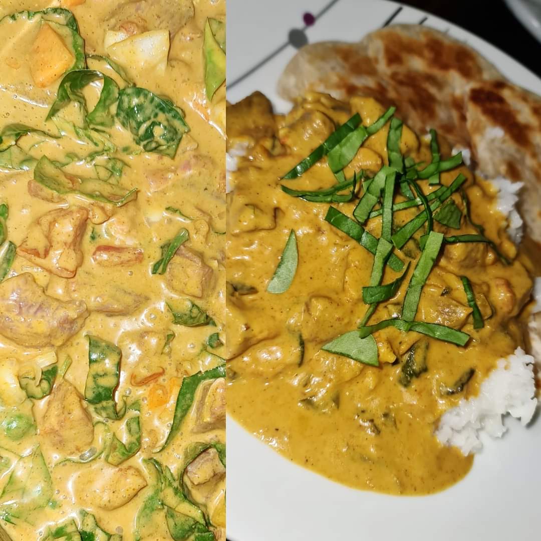 Beef Curry with Spinach