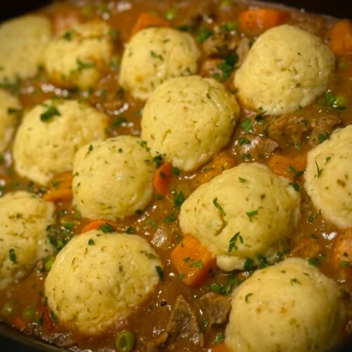 Beef Stew with Herb Dumplings