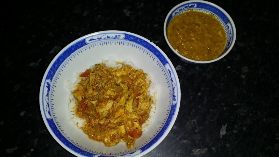 Cape Malay Curry with Dahl Special South African Dish