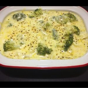 Cheesy Broccoli & Cauliflower Bake