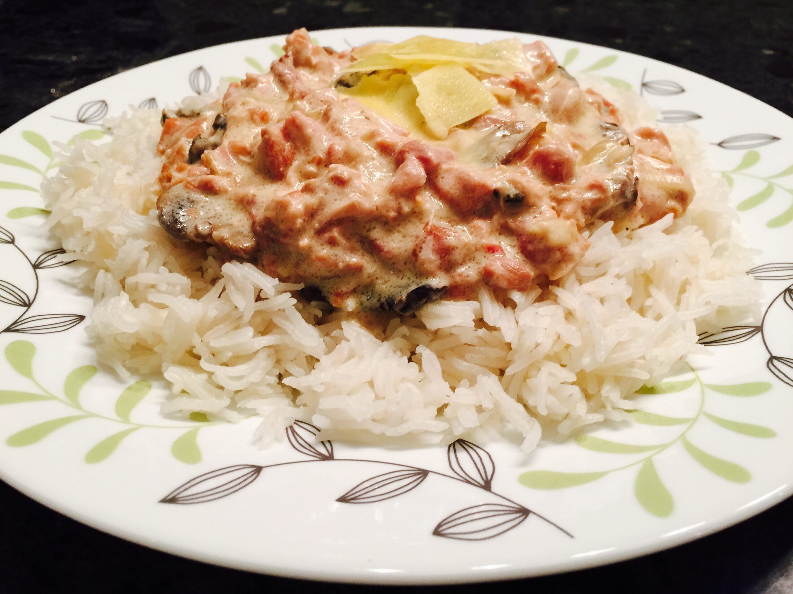 Chicken & Mushroom and Bacon