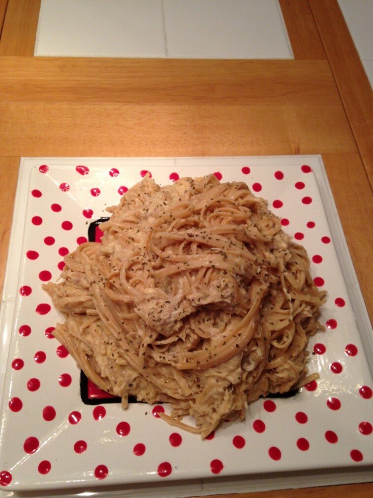 Chicken Pasta With Buffalo Wing Sauce (Weight Watcher Friendly)