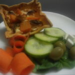 Chicken Pumpkin & Feta Flan