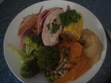 Chicken and Rainbow Vegetables