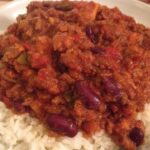 Con carne with Sweet potato