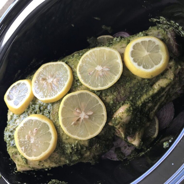 Greek Lemon and Herb Lamb Leg