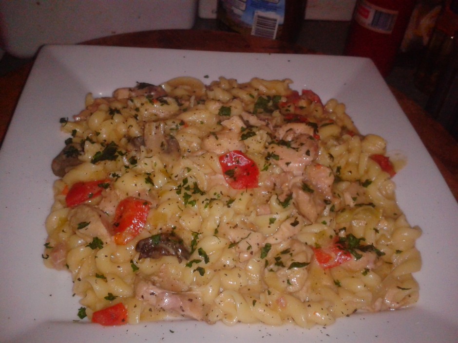  Lime & Garlic Chicken Pasta