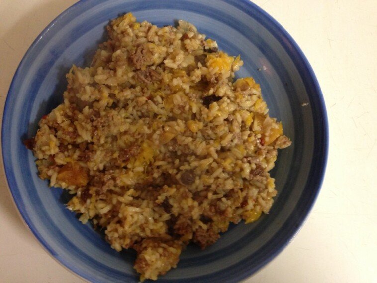 Moroccan Meat and Rice Dish