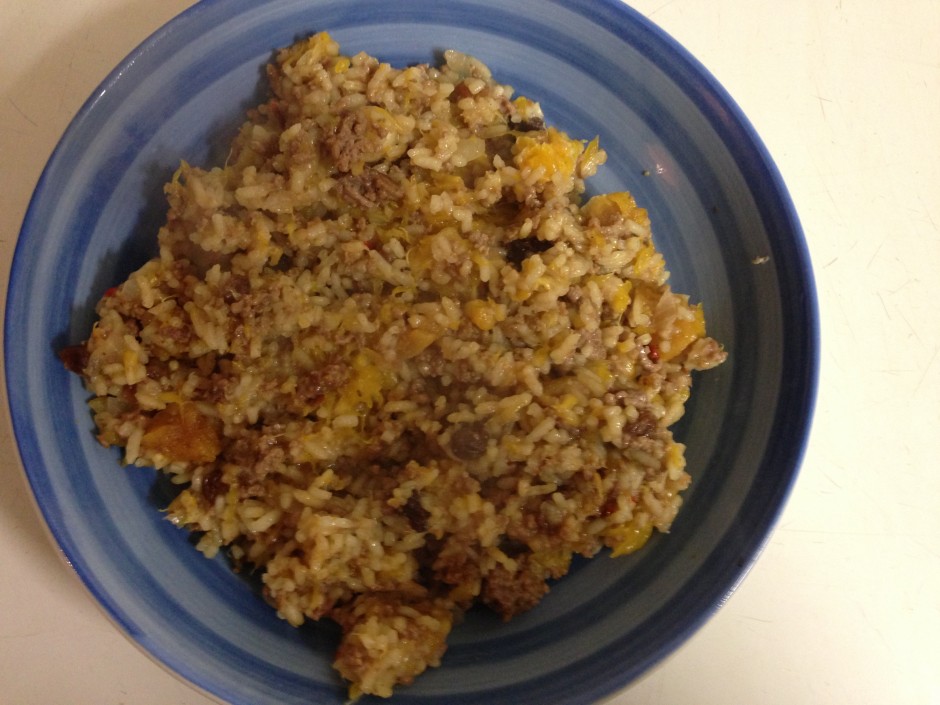 Moroccan Meat and Rice Dish