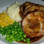 Shiny Bacon-Wrapped Meat Roll