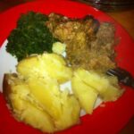 Slow Cooker Meatloaf and Potatoes