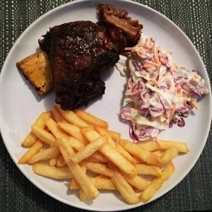 Sweet Sticky BBQ Beef Ribs In Slow Cooker