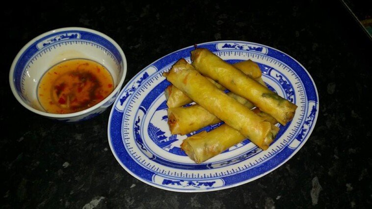 Thai Chicken & Fish Spring Rolls